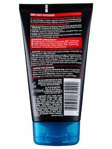 [Đức] Sữa Rửa Mặt Garnier 3in1 Chống Mụn, 150 ml