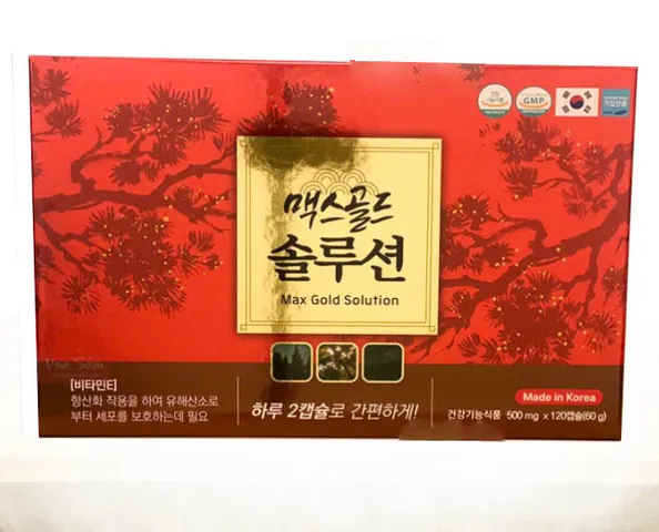 Tinh Dầu Thông Đỏ Max Gold Hanmi Hàn Quốc 120 Viên