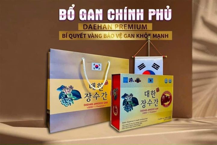 Thực phẩm chức năng bổ gan chính phủ Deahan 120 viên