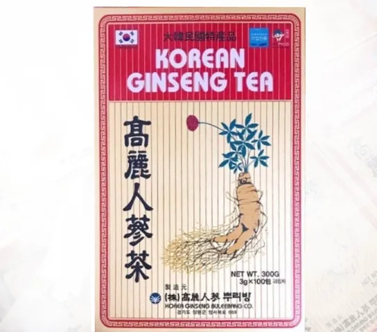 Trà Hồng Sâm Hàn Quốc Korea Ginseng Tea, hộp 100 gói