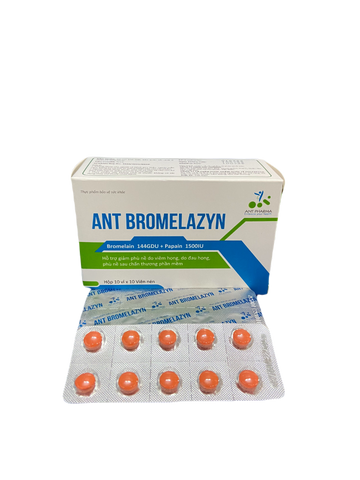 Giảm phù nề ANT Bromelazyn Dolexphar (H/100V)