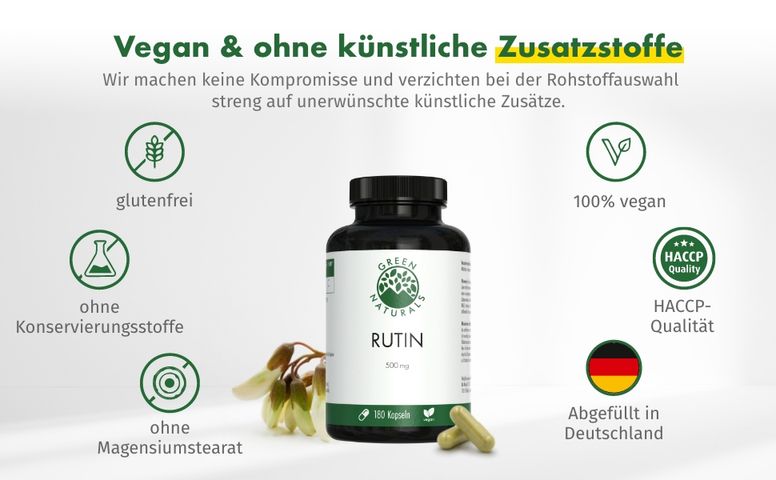 [Mẫu Mới - Đức] Viên uống hỗ trợ giãn tĩnh mạch Rutin 180 viên