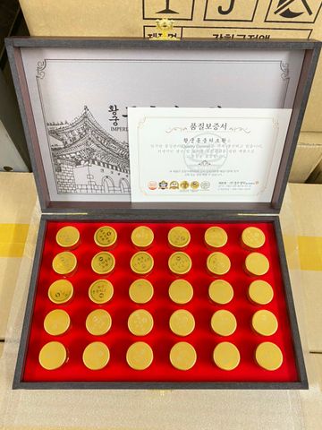Đông trùng hạ thảo hoàng cung hộp gỗ 30 viên Hàn Quốc