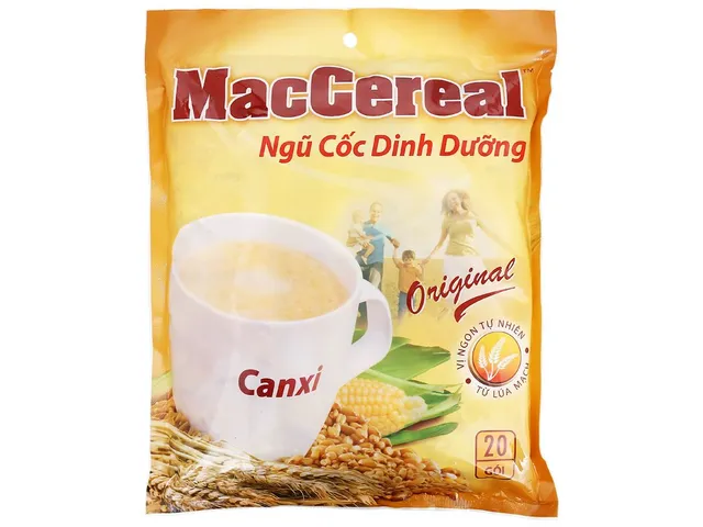 Ngũ cốc dinh dưỡng MacCereal bịch 560g thơm ngon dễ uống tiện lợi