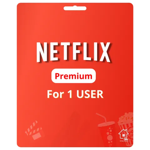 Tài Khoản Netflix Premium (For 1 USER) Sử Dụng Lâu dài - 1 tháng