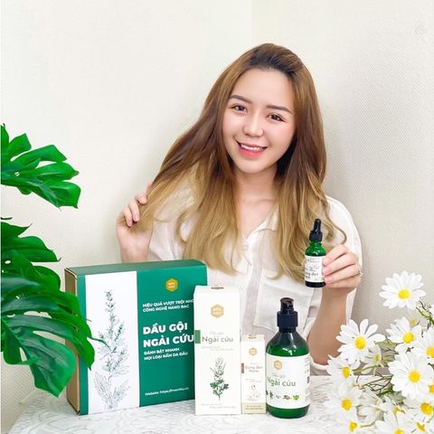 Dầu Gội Ngải Cứu Mộc Nhu Giúp Giảm Gàu Ngứa Nấm Da Đầu