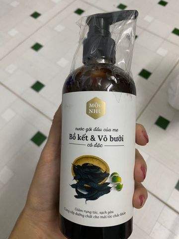 Nước Gội Đầu Bồ Kết Và Vỏ Bưởi Mộc Nhu 300ml Giảm Rụng Tóc