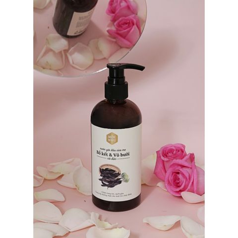Nước Gội Đầu Bồ Kết Và Vỏ Bưởi Mộc Nhu 300ml Giảm Rụng Tóc