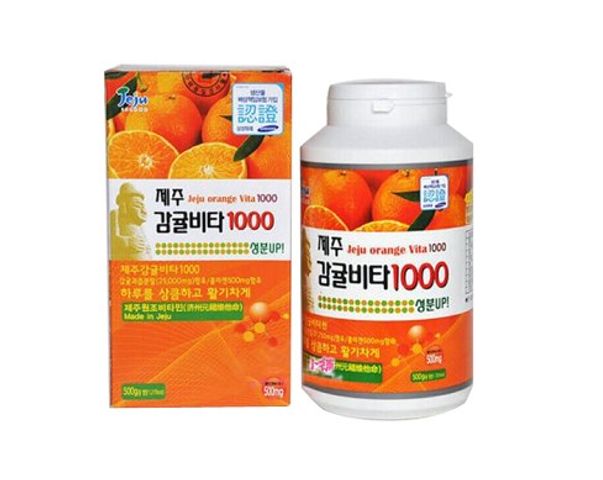 Viên Ngậm Bổ Sung Vitamin C JeJu Tangerine Vita 1000, 278 viên