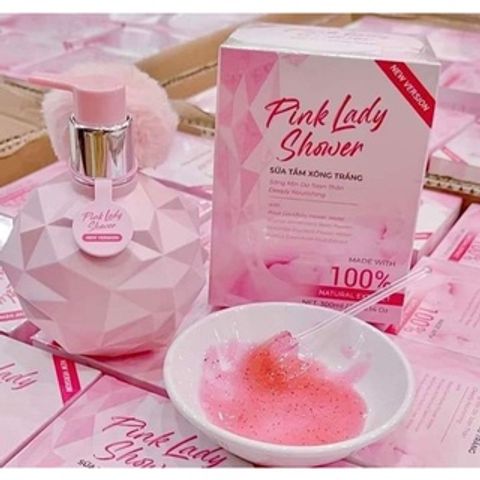 Sữa tắm Pink Lady Showder hỗ trợ làm trắng da