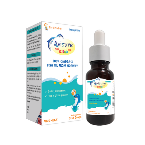 Bộ đôi Vitamin Avisure DHA và D3MK7 cho bé - Hỗ trợ phát triển chiều cao, trí tuệ thông minh và thị lực sáng khỏe