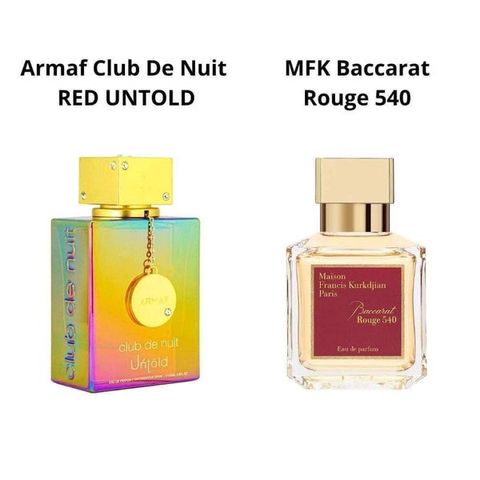 Nước hoa unisex Club de Nuit Untold EDP - Dupe MFK 540, hương hoa nghệ tây và gỗ hổ phách, sang trọng, tinh tế, lưu hương lâu.