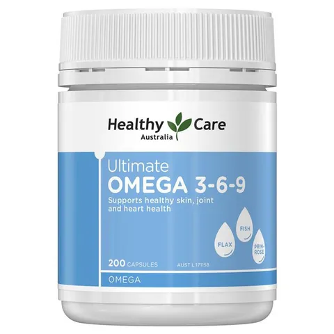 Omega 3 6 9 Healthy Care Ultimate Của Úc, 200 viên