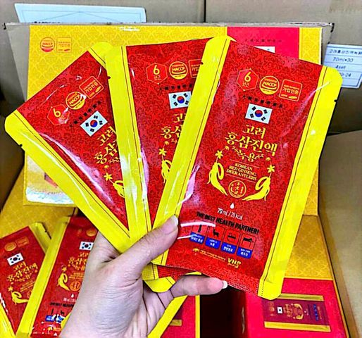 Nước Hồng Sâm Nhung Hươu Cao Cấp Daedong Hàn Quốc - Hộp 30 Gói 70ml - Bổ Máu, Tăng Cường Sức Đề Kháng, Chính Hãng