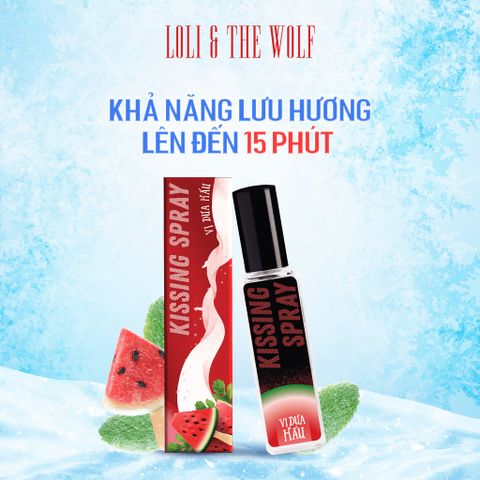 Xịt Thơm Miệng Kissing Spray Loli The Wolf Vị Dưa Hấu 20Ml