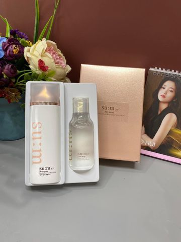 Bộ Kem Chống Nắng Su:m37 Sun-away Multi Effect 100ml & Nước Tẩy Trang 3 Trong 1 - Chống Nắng, Dưỡng Trắng Da, SPF50+