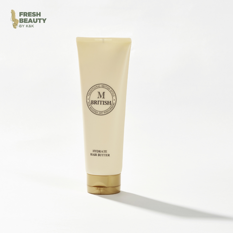 Kem ủ tóc bóng mượt phục hồi tóc hư tổn BRITISH M Hydrate Hair Butter