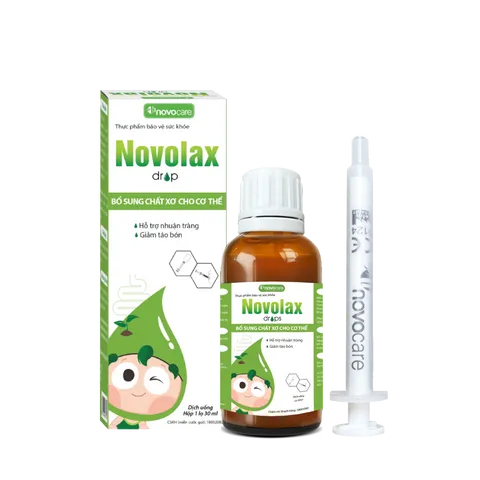 Chất xơ hoà tan cho bé Novolax Drops cho trẻ từ 6 tháng tuổi