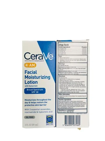 Sữa Dưỡng Ẩm Ban Ngày CeraVe Facial Moisturizing Lotion AM 89ml Của Mỹ