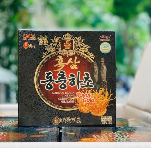 Cao Hắc Sâm Đông Trùng Hạ Thảo Kanghwa Hàn Quốc 1kg - Tăng Cường Miễn Dịch, Hỗ Trợ Sức Khỏe, Giải Độc Gan, Chống Oxy Hóa