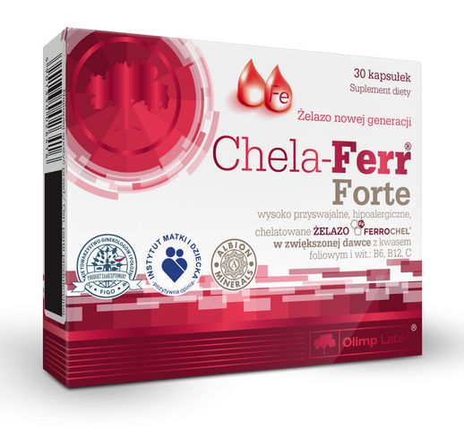 Viên sắt hữu cơ Chela Ferr Forte 30 viên - Bổ sung sắt dễ hấp thu, hỗ trợ cải thiện thiếu máu, an toàn cho phụ nữ mang thai và cho con bú