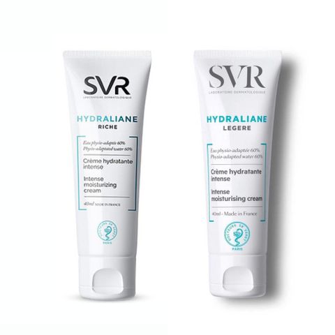 Kem Dưỡng Ẩm SVR Hydraliane Legere & Riche 40ml - Dưỡng ẩm suốt 24h cho da thường đến hỗn hợp, không nhờn, thẩm thấu nhanh.