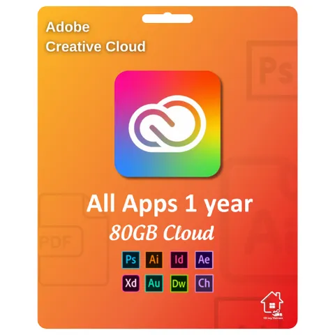Tài Khoản Adobe All Apps 1 Năm - 2 thiết bị