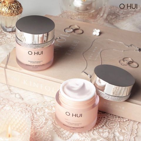 Set Kem Dưỡng Ẩm Ohui Miracle Moisture Cream 120ml - Giúp Căng Mịn Da, Dưỡng Ẩm Tự Nhiên, Phù Hợp Mọi Loại Da