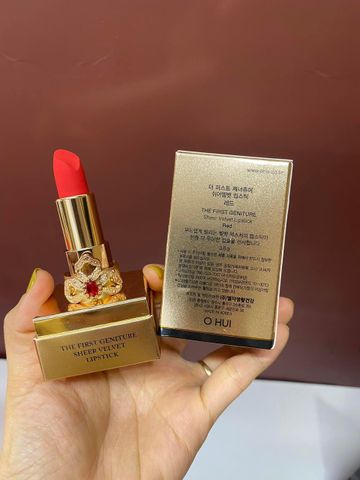 Son Lì Dưỡng Ẩm Ohui The First Limited - Chất Son Nhung Mịn, Giữ Màu 12 Giờ, Bổ Sung Độ Ẩm, Cảm Giác Thanh Lịch, Sang Trọng