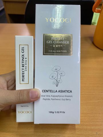 Gel Rửa Mặt Yococi Perfect Gel Cleanser 100g Giúp Sáng da