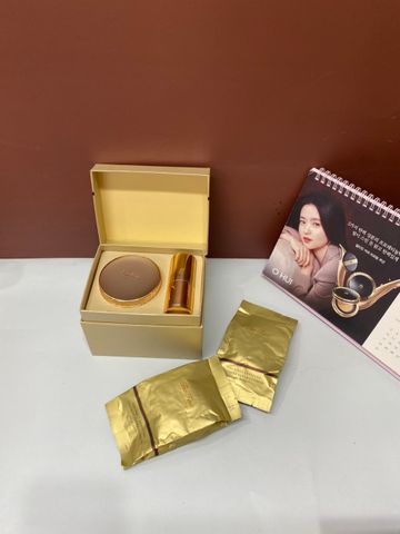 Phấn Nước Ohui The First Ampoule Cover Cushion Mới - Trang Điểm Chăm Sóc Da Với Vàng 24K, Độ Che Phủ Tự Nhiên, Lâu Trôi 12h