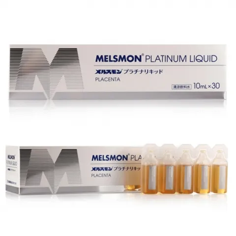 Nước Uống Nhau Thai Ngựa Melsmon Platinum Liquid Placenta Nhật Bản
