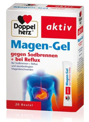 Doppelherz Magen-Gel giảm ợ chua, trào ngược dạ dày, hộp 20 viên