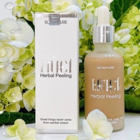 Tinh Chất Huci Herbel Peeling Giúp Sạch Mụn Se Khít Lỗ Chân Lông 30ml