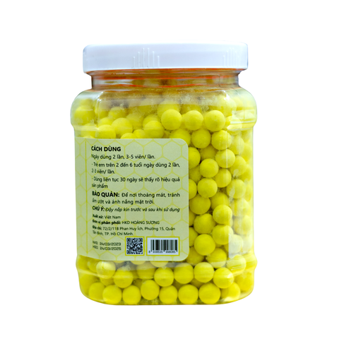 Viên Nghệ Mật Ong Tabaha 500g - Hỗ Trợ Tiêu Hóa, Làm Đẹp, Tăng Cường Sức Đề Kháng Từ Tinh Bột Nghệ Và Mật Ong Nguyên Chất