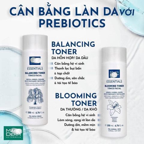 Toner Cân Bằng MartiDerm Essentials Chứa 1% BHA - Hỗ Trợ Làm Sạch, Se Khít Lỗ Chân Lông, Giảm Mụn Cho Da Dầu, Da Hỗn Hợp