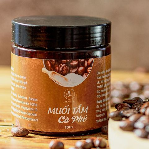 Muối Tắm Cà Phê Mini Garden Giúp Giảm viêm lỗ chân lông