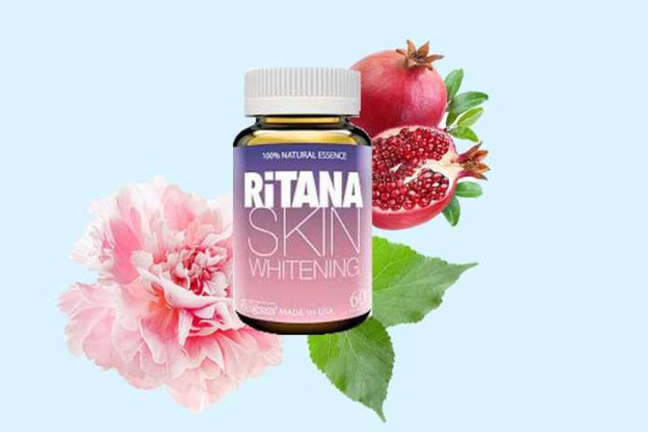 Viên uống trắng da Ritana Skin Whitening Giúp da trắng hồng Hộp 60v