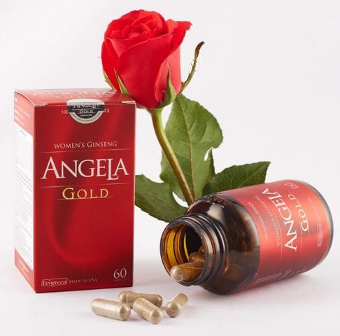 Viên sâm Angela Gold Ecogreen hỗ trợ làm đẹp da Hộp 15 Viên