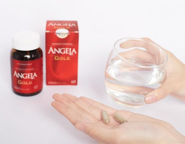 Viên sâm Angela Gold Ecogreen hỗ trợ làm đẹp da Hộp 15 Viên