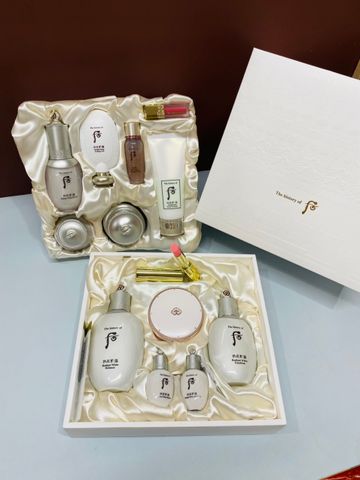 Set dưỡng trắng da hoàng cung Whoo Radiant White 2 tầng 13 món
