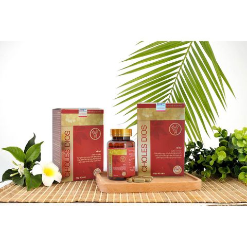 Combo 2 hộp Choles Dios Hỗ Trợ Giảm Mỡ Máu Hiệu Quả