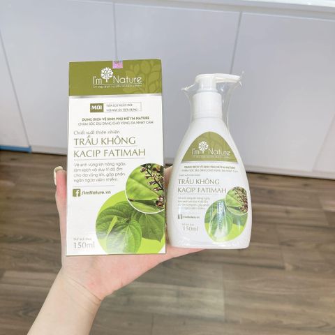 Dung Dịch Vệ Sinh Phụ Nữ I'm Nature 150ml Chiết Xuất Từ Trầu Không - Hỗ Trợ Làm Sạch, Dưỡng Ẩm Vùng Kín, Ngăn Viêm Nhiễm
