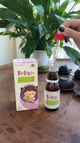 Biolizin Kẽm Zinc Lysine 50ml - Siro Bổ Sung Vitamin B6 Cho Bé Biếng Ăn, Tăng Cường Đề Kháng và Phát Triển Thể Chất