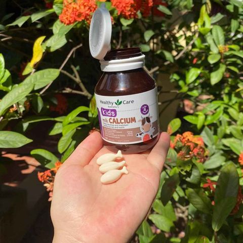 Viên Uống Canxi Sữa Bò Non Healthy Care Milk Calcium 60 Viên - Hỗ Trợ Phát Triển Xương Cho Trẻ Sơ Sinh đến 3 Tuổi