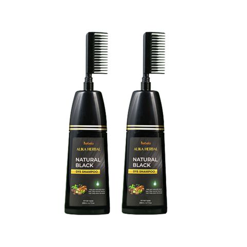 Dầu Gội Phủ Bạc Alika Màu Đen 200ML - Nhuộm Tóc Đen Tự Nhiên, Công Nghệ Thế Hệ Mới, Phục Hồi Tóc Khỏe Mạnh
