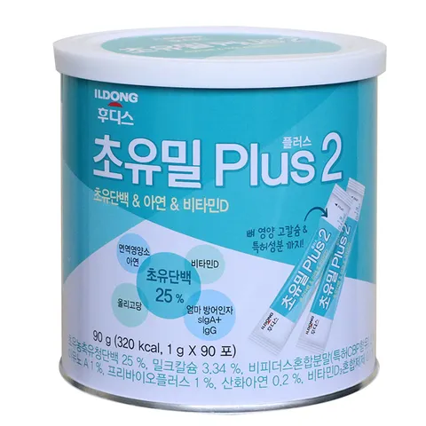 Sữa non thương hiệu Ildong Plus 2 Hàn Quốc lon 100g