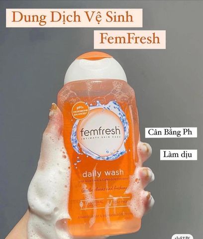 Dung Dịch Vệ Sinh Phụ Nữ Femfresh 250ml - Gel Sạch Khuẩn, Cân Bằng pH, Ngăn Ngừa Vấn Đề Phụ Khoa, Thoải Mái Mỗi Ngày
