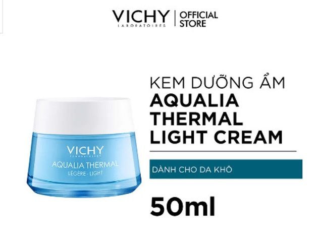 Kem Dưỡng Ẩm Vichy Aqualia Thermal Light Cho Da Thường và Da Khô