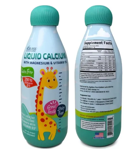 Canxi nước cho bé Naturade Liquid Calcium 474ml  - Nhập Mỹ
